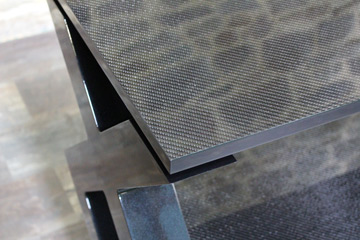 Welder Design meuble hifi haut de gamme : designer, luxe, inox, carbone, verre, led, plantine vinyle, aluminium, ensemble haute fidélité, sound system