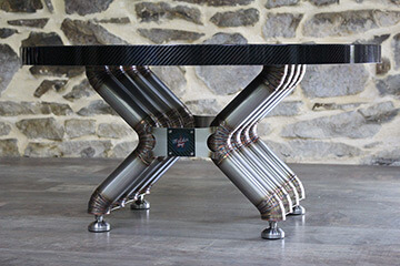 Welder Design meuble hifi haut de gamme : designer, luxe, inox, carbone, verre, led, plantine vinyle, aluminium, ensemble haute fidélité, sound system